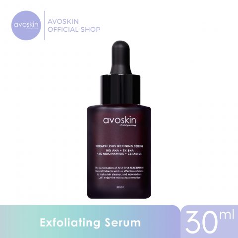 Avoskin Miraculous Refining Serum menghilangkan bekas jerawat