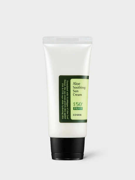 sunscreen untuk kulit kering, cosrx aloe soothing sun cream spf 50