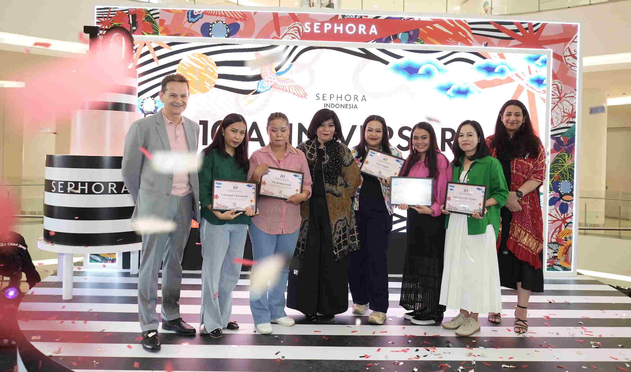 Anniversary, Sephora Indonesia, Main Atrium, Acara, Perayaan, 10 tahun, ulang tahun