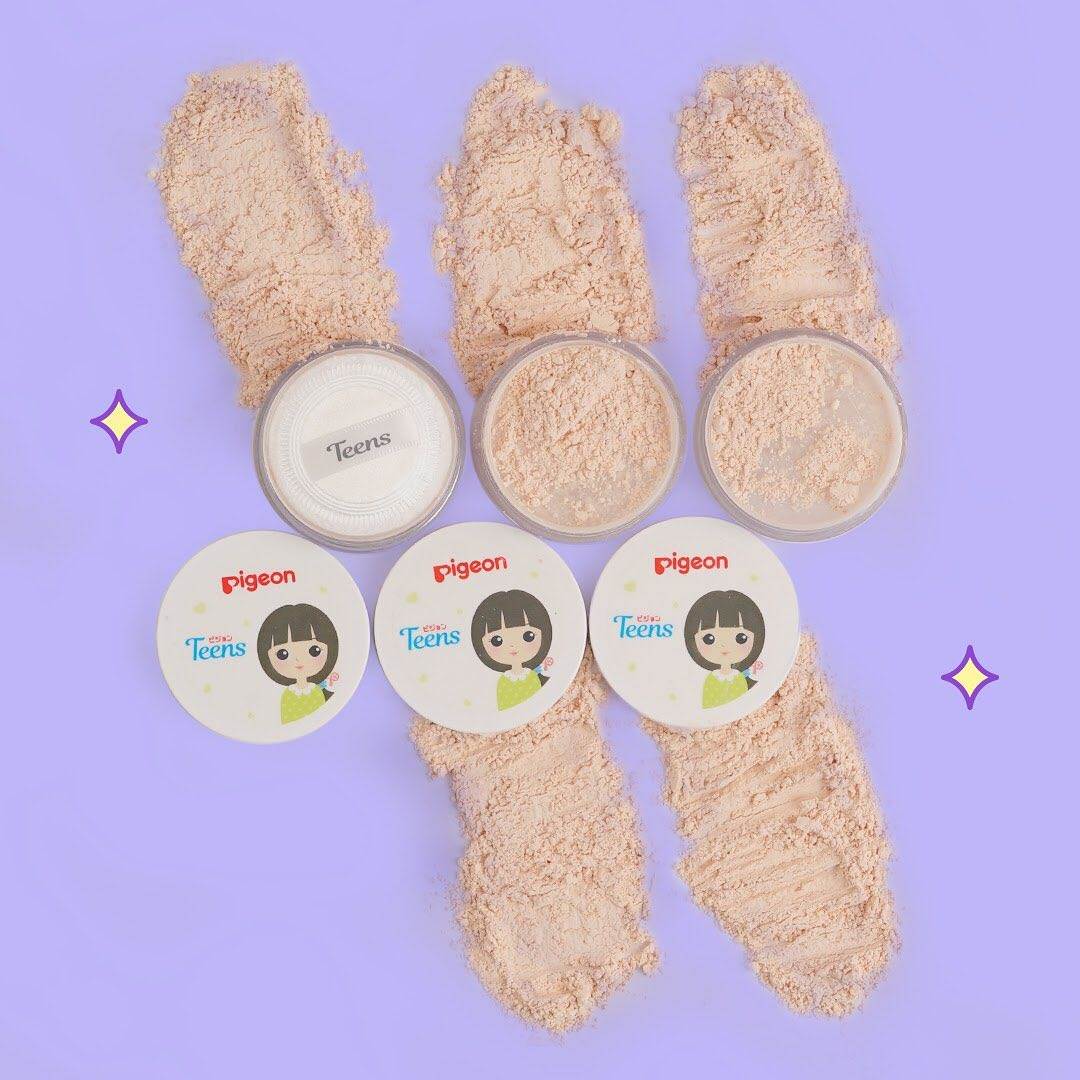 (Pigeon Teens Squalane Face Powder. Foto: Dok. Pigeon Teens Indonesia/Instagram)
