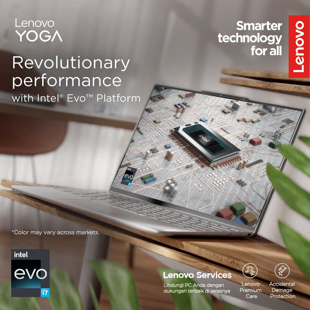 (Lenovo Yoga Slim 7i Carbon. Foto: Dok. Lenovo Indonesia/Instagram)