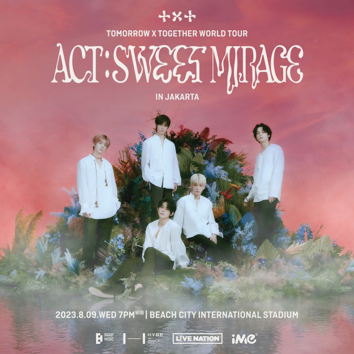 tomorrow x together world tour act sweet mirage in jakarta 2023