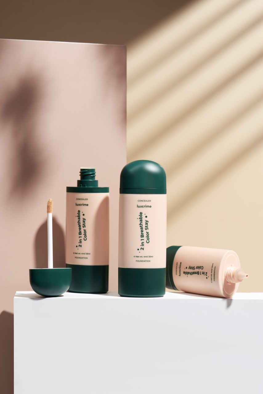 Luxcrime 2in1 Breathable Color Stay Foundation & Concealer