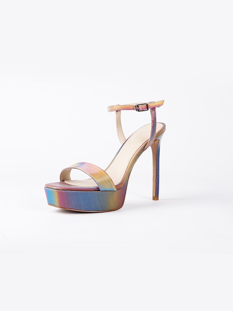 Pedro. Indonesia Exclusive Collection. Iridescene. Rina Platform Heels.