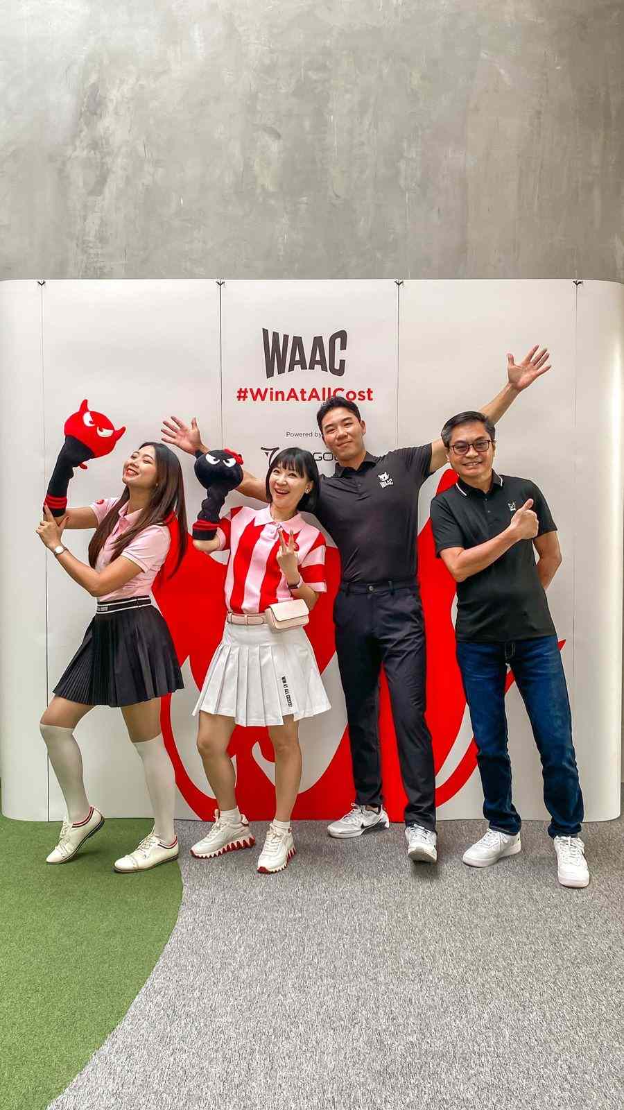 Topgolf. WAAC. Win At All Cost. Golf. Golf apperel. Kim Kai.