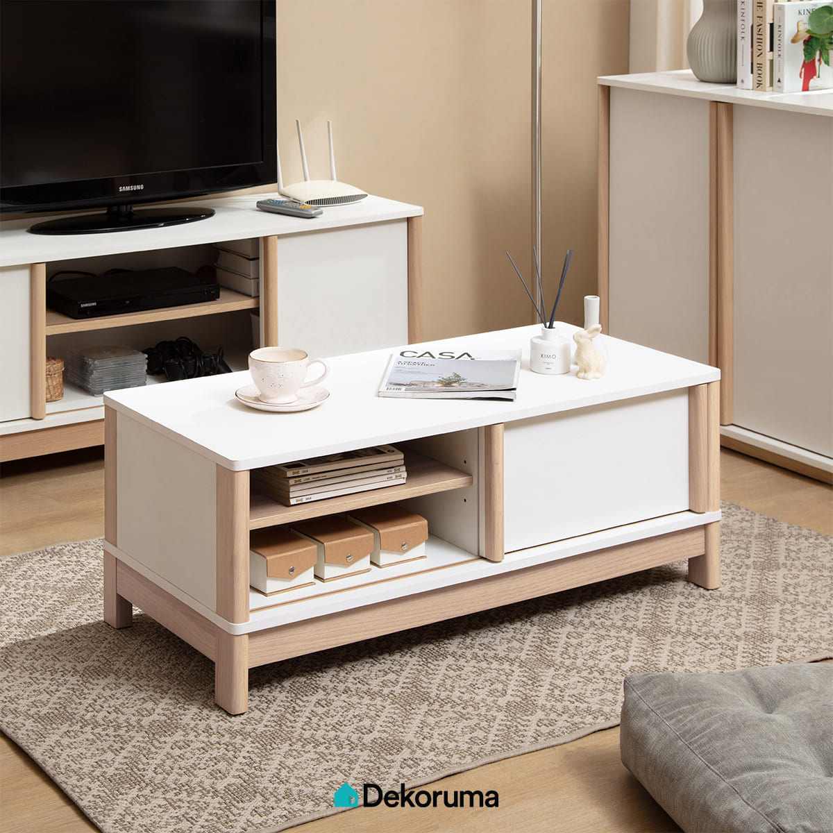 YASHU Coffee Table. Meja kopi. Dekoruma. Dekoruma Ramadan Collection.