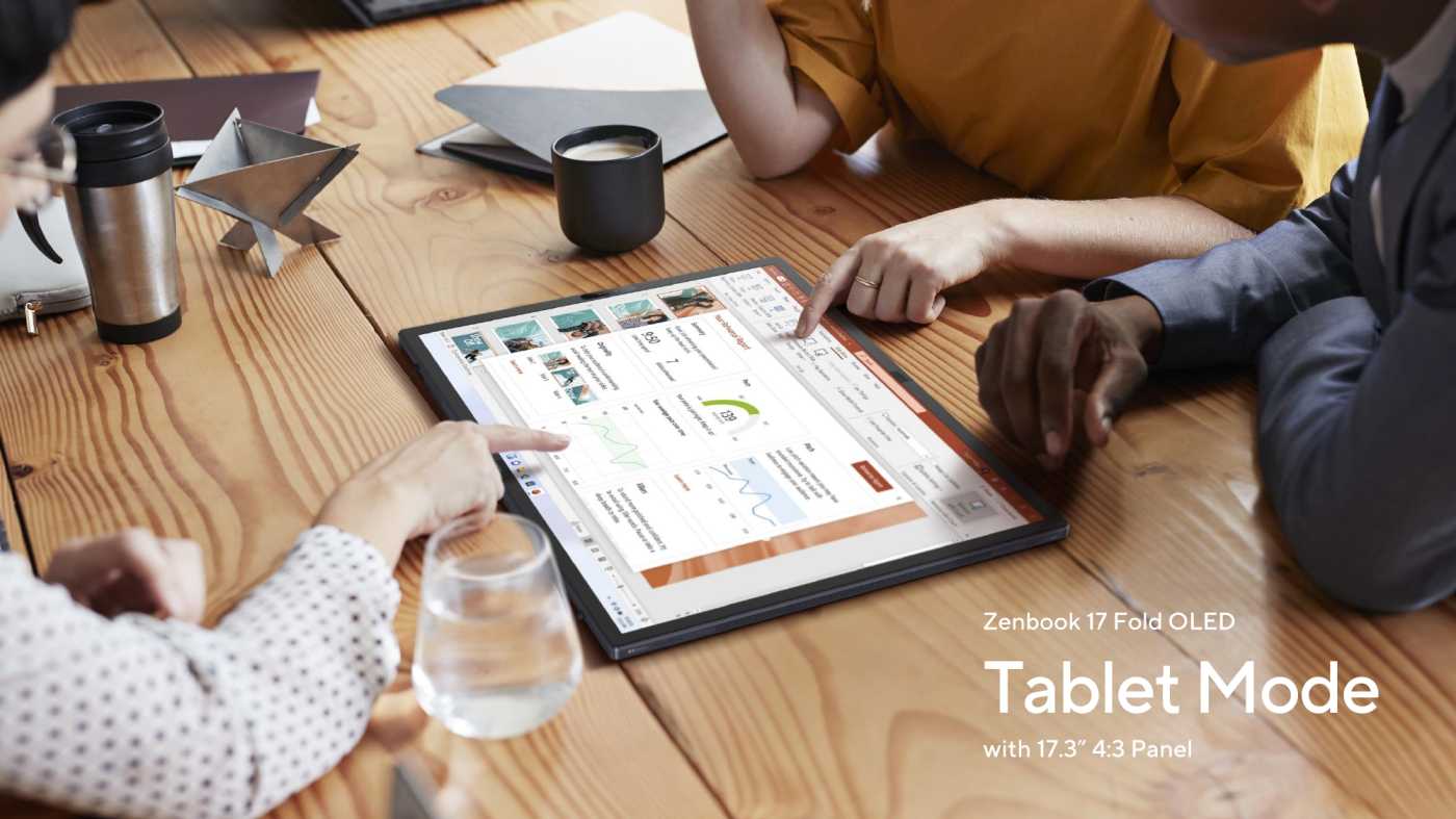 ASUS Zenbook 17 Fold OLED dengan layar lipat pertama di dunia, ASUS Zenbook 17 Fold OLED, laptop canggih dengan layar lipat