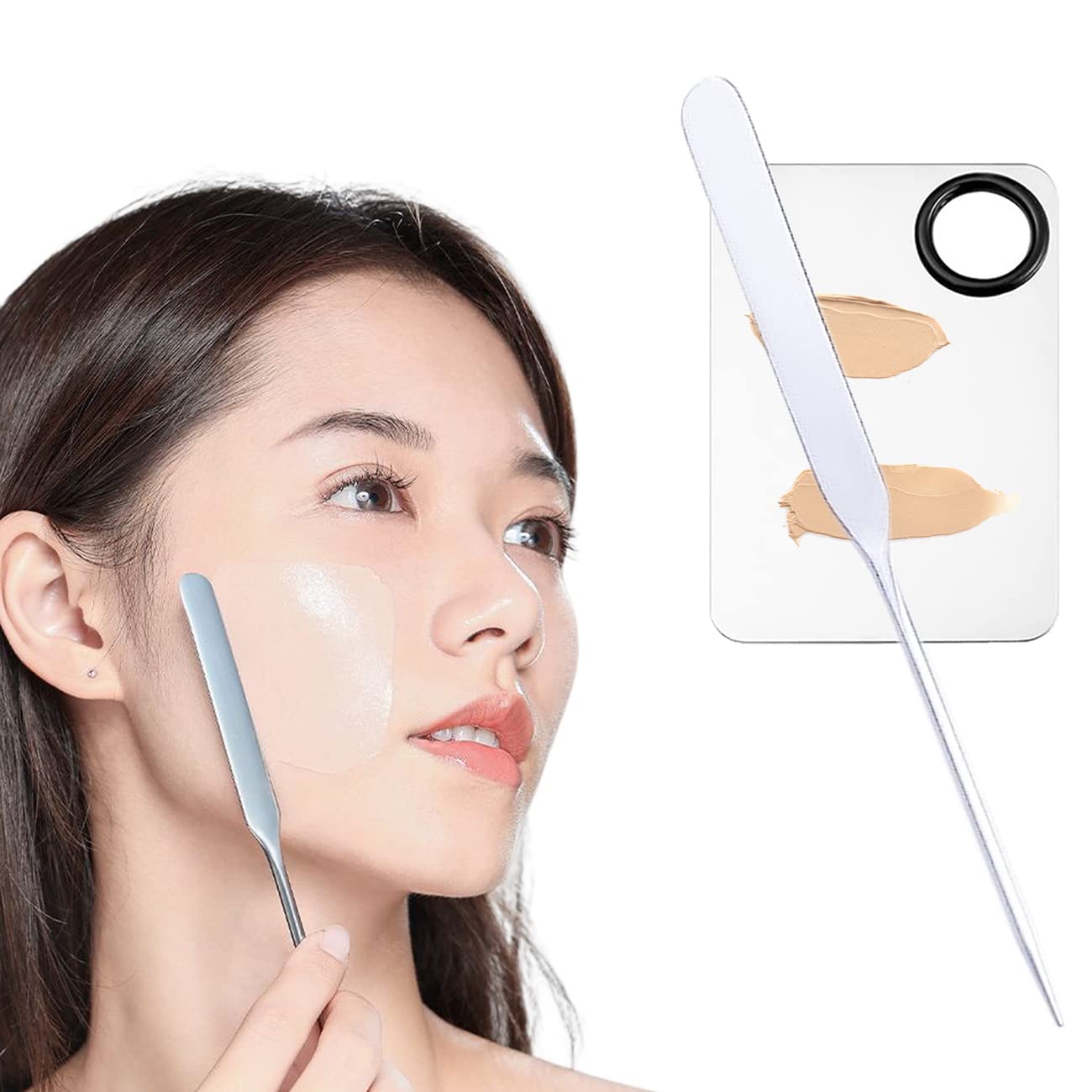 Cara menggunakan makeup spatula