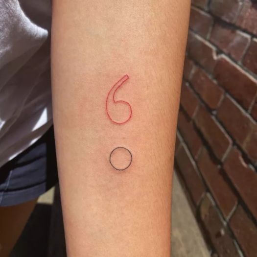 arti tato titik koma, arti tato, Project Semicolon