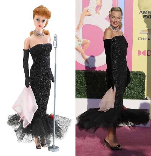 gaya press tour margot robbie terinspirasi dari barbie