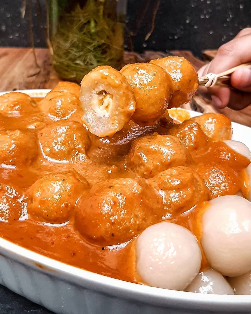 cara membuat cilok mudah dan enak dengan bumbu kacang
