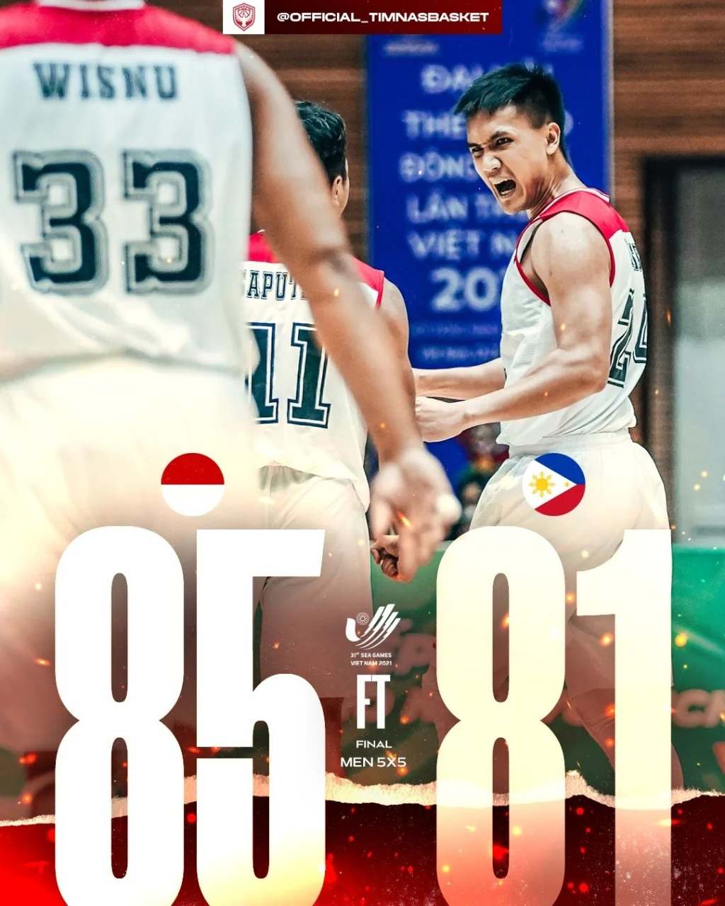 Tim Basket Indonesia di Sea Games