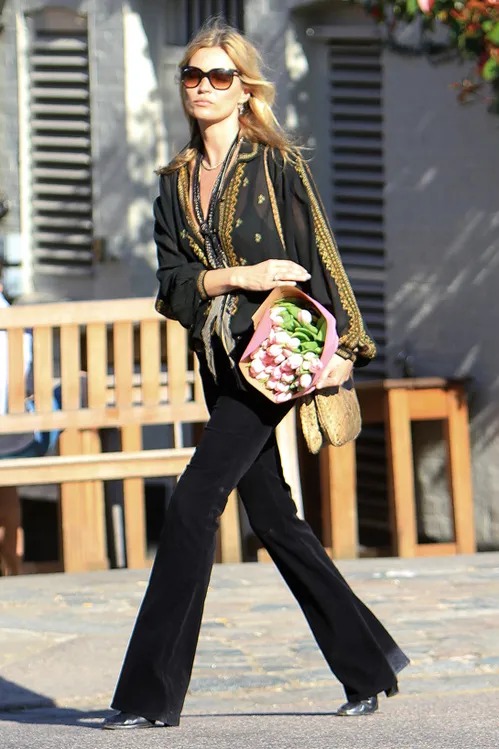 Gaya stylish Kate Moss