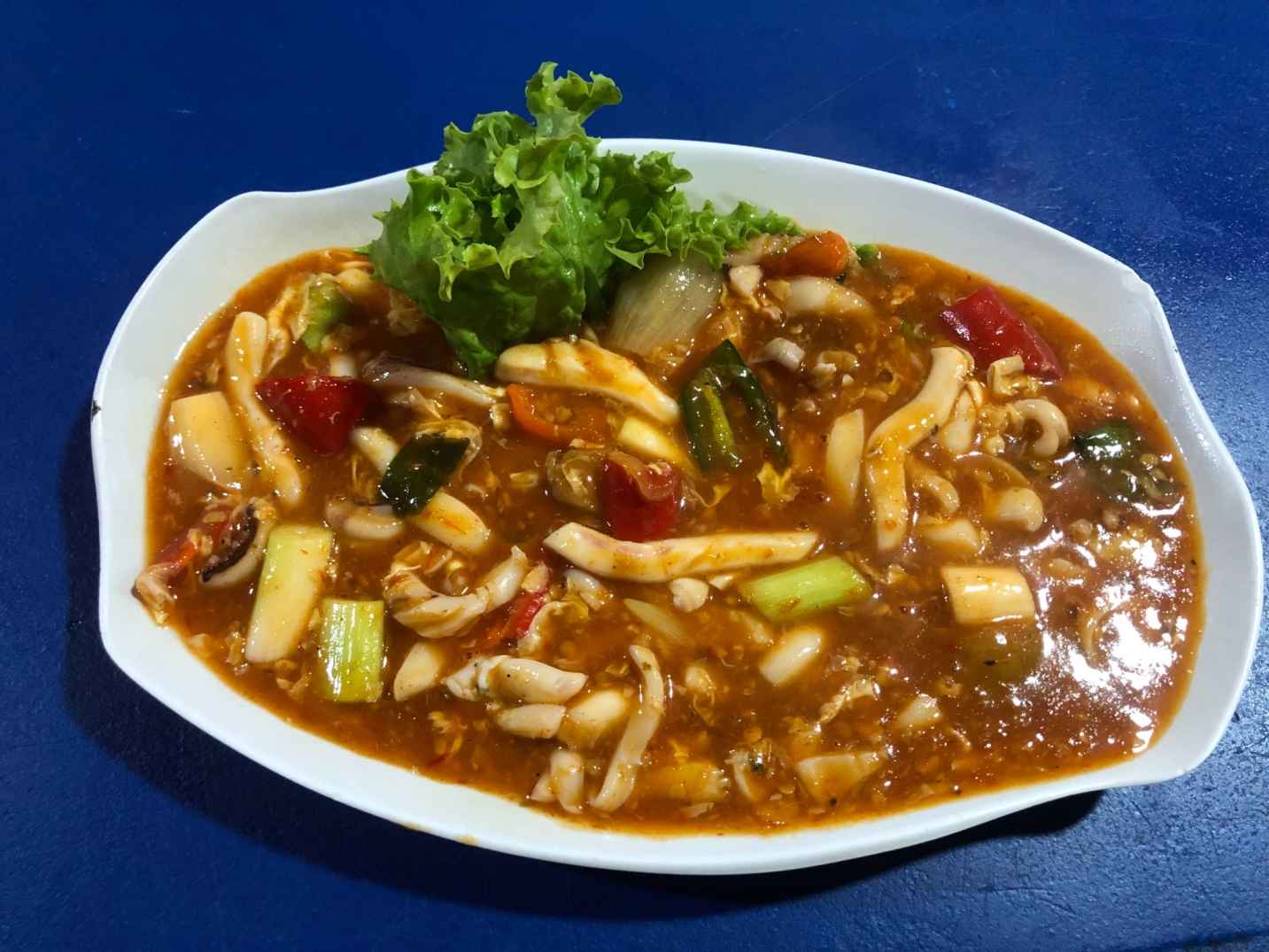 resep cumi asam manis