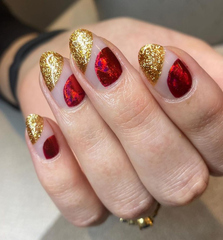 Gaya Nail Art Merah untuk Semua Momen