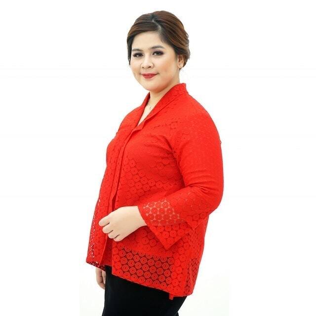 model kebaya modern untuk orang gemuk