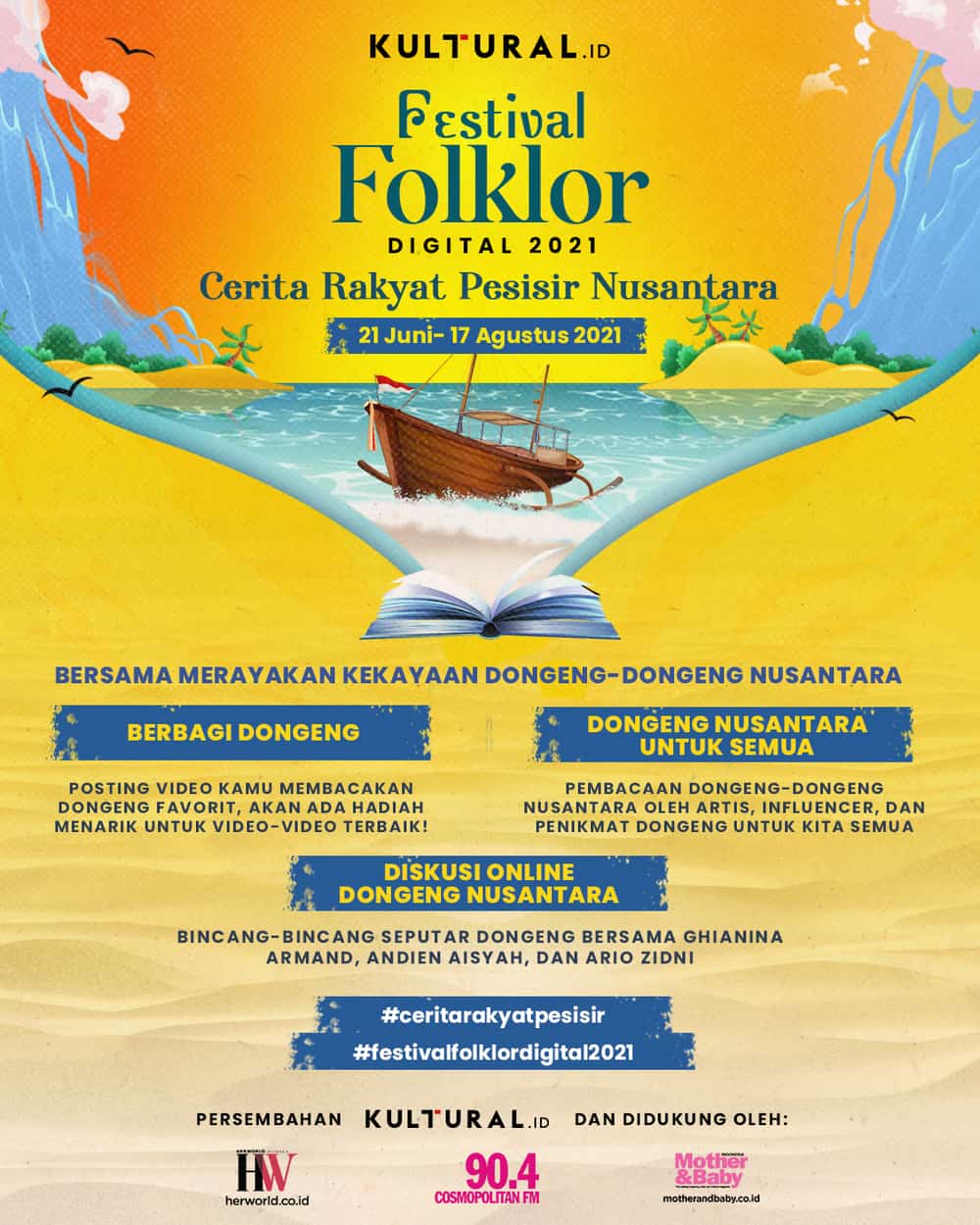 Festival Folklor Digital 2021 hidupkan dongen nusantara secara digital