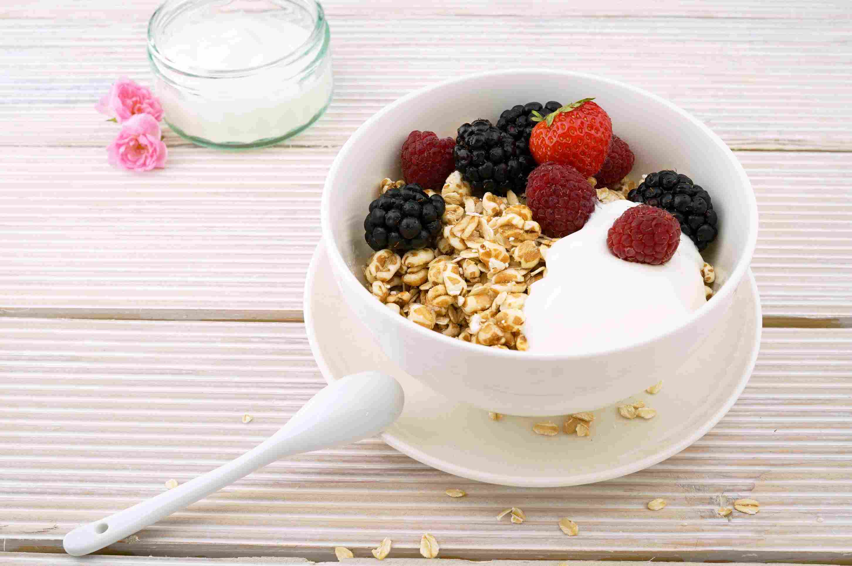 Greek yogurt. Yogurt. Makanan tinggi protein rendah lemak. Sumber protein.