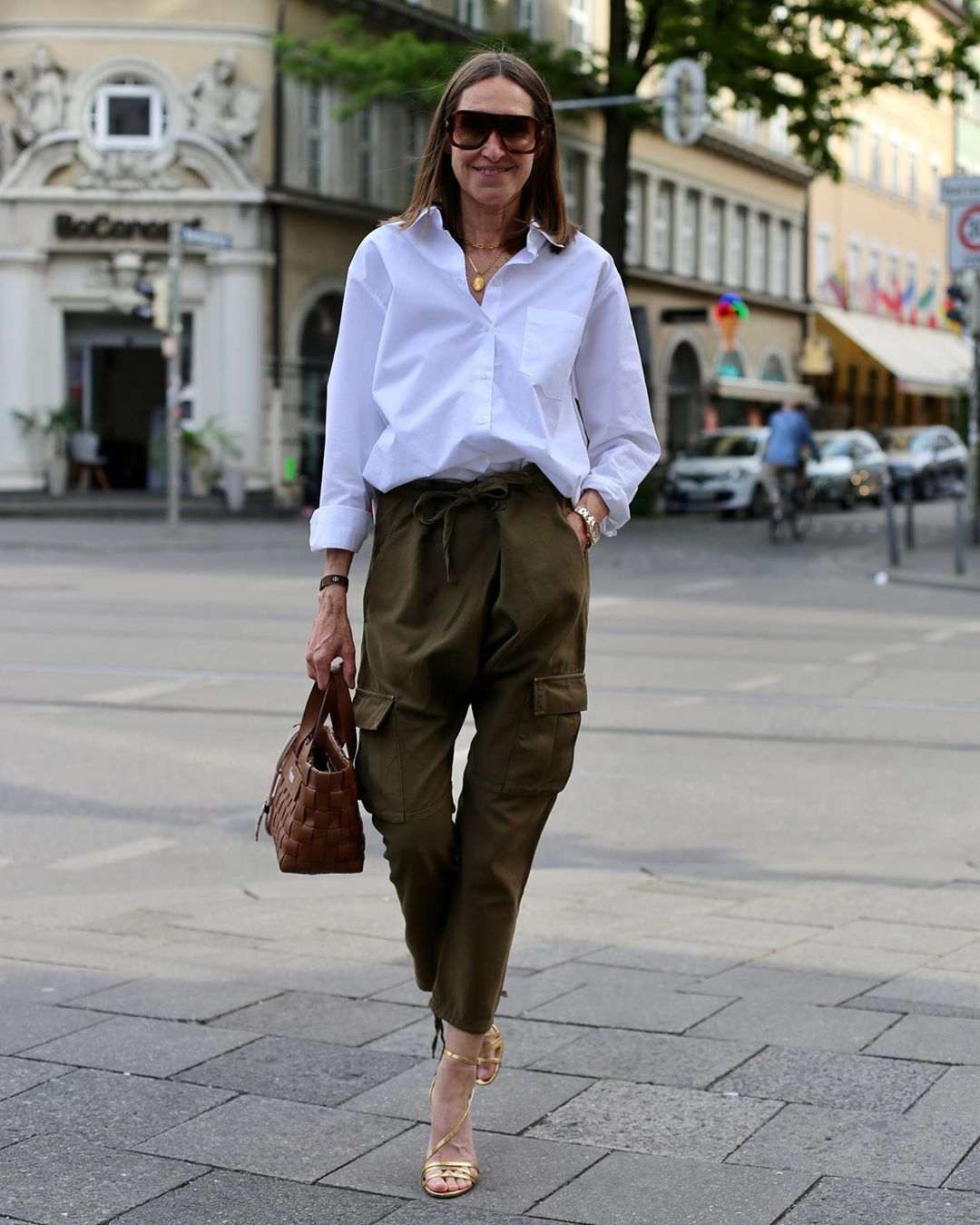 ootd celana cargo wanita