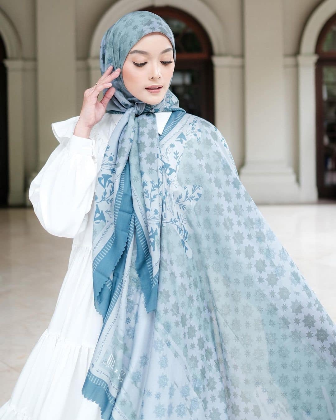 tutorial hijab segi empat