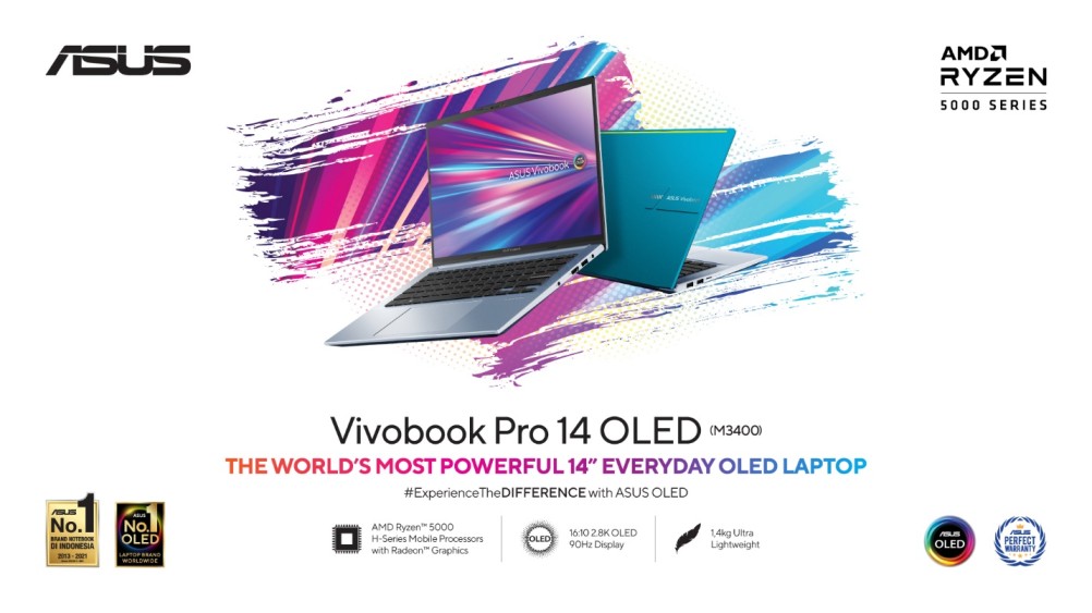 Vivobook Pro 14 OLED (M3400), Laptop Super Harga Terjangkau
