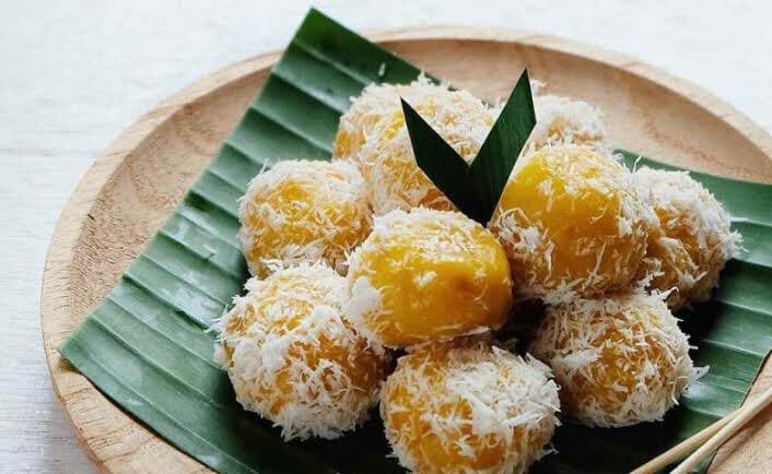 Kue Klepon Ubi Jalar Jajanan Pasar Rendah Kalori