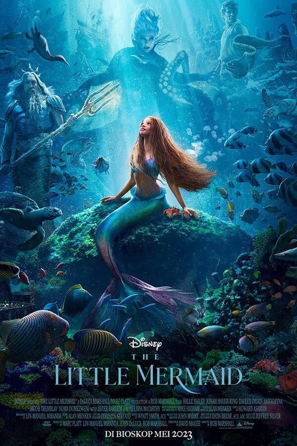 The little mermaid. Film bioskop mei 2023. Film bioskop. Rekomendasi film.