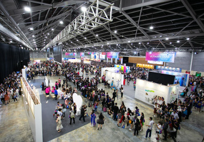 Suasana gelaran Nu Skin Live Expo 2018 di Singapura