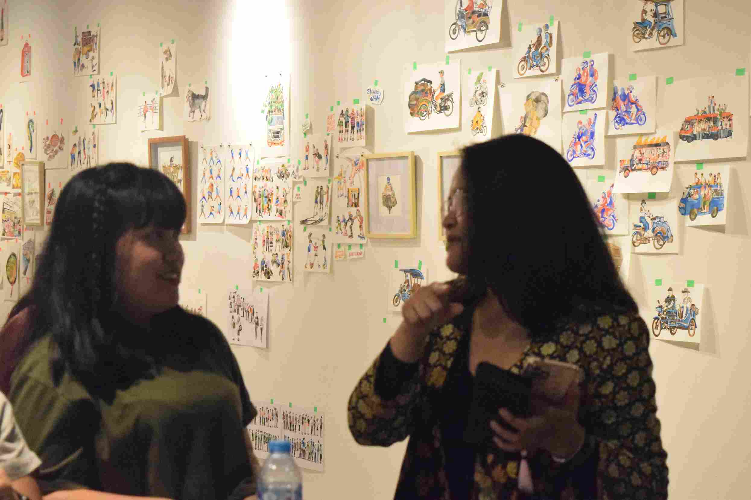 Pameran ilustasi Emte. Ilustrasi. Pameran Life as We Know It.