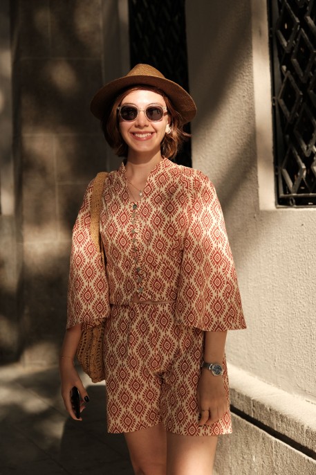 tabrak warna dan pattern, pattern, tabrak warna, outfits