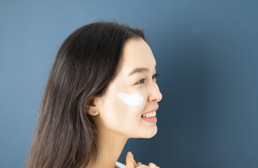Kulit kombinasi, kulit, sun, muka, perawatan