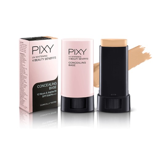 PIXY UVW Concealing Base. Concealer. Rekomendasi concealer. Concealer untuk kullit berminyak.