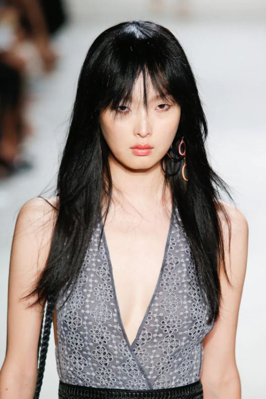 model poni untuk wajah bulat