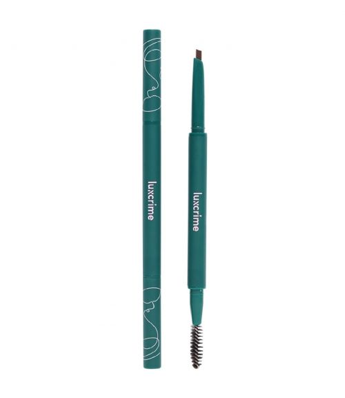 Pensil alis Luxcrime dengan ujung berbentuk segitiga kecil