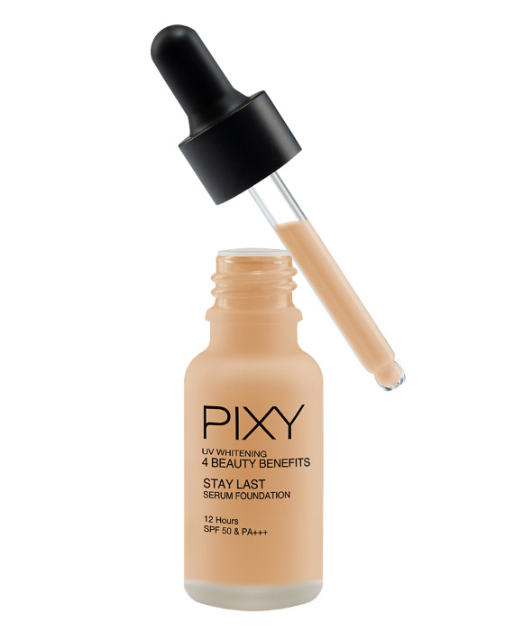 Pixy UV Whitening Stay Last Serum Foundation