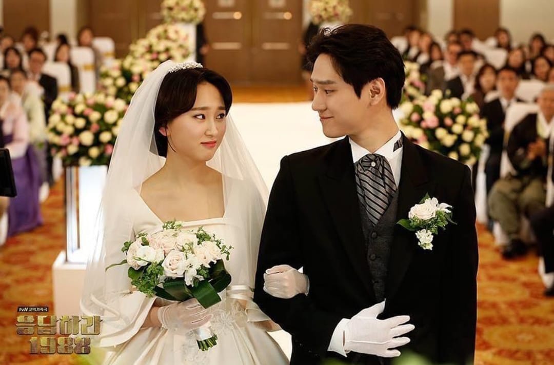 Gaun pernikahan dari drama Korea