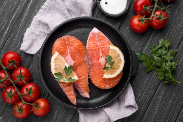 makanan untuk kulit kering, Ikan Salmon