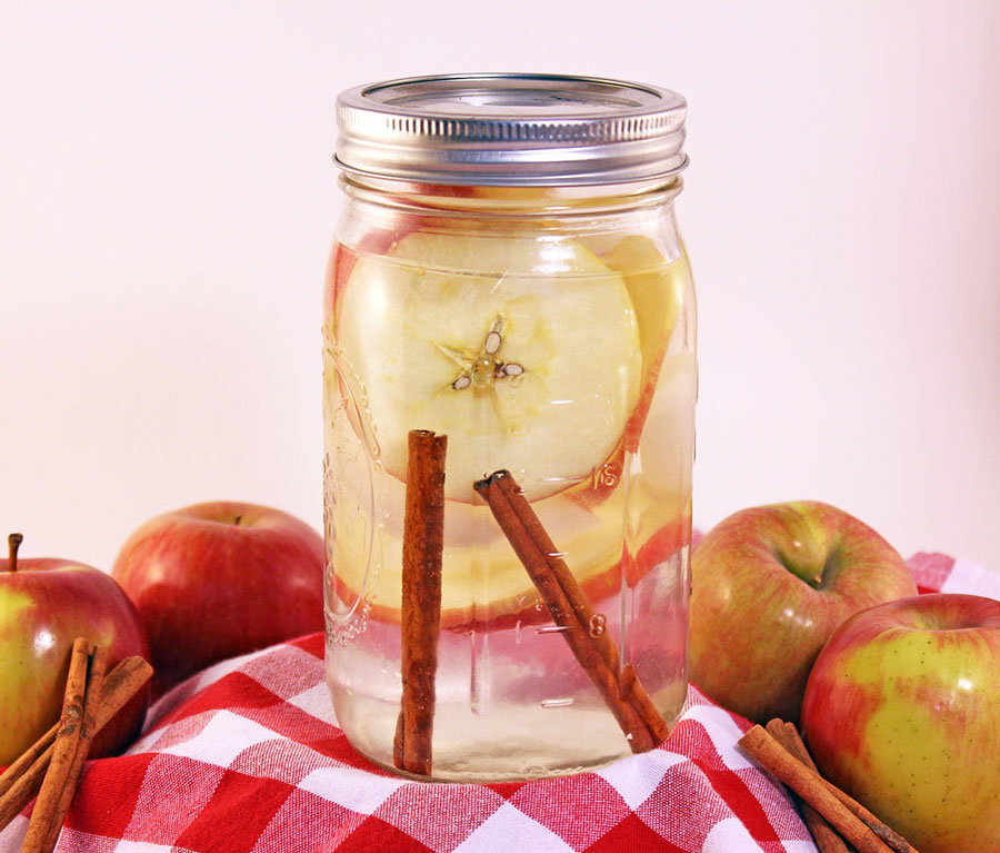 Perut Rata dengan Apple Cinnamon Detox Water