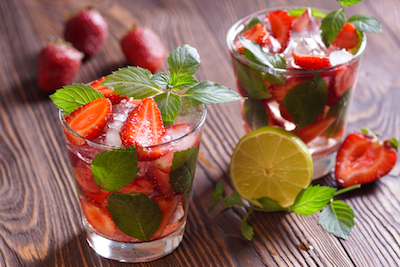 Cara Membuat Strawberry Mojito