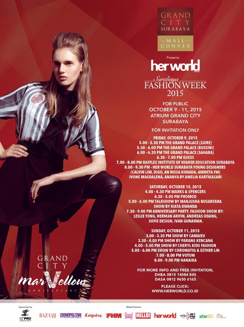 HER WORLD SURABAYA FASHION WEEK 2015