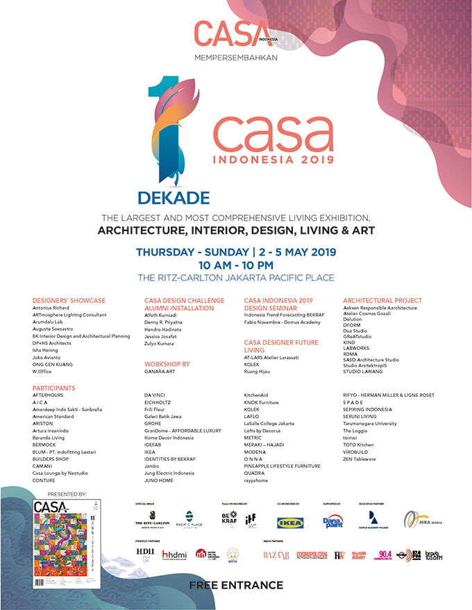 1 Dekade Casa Indonesia 2019