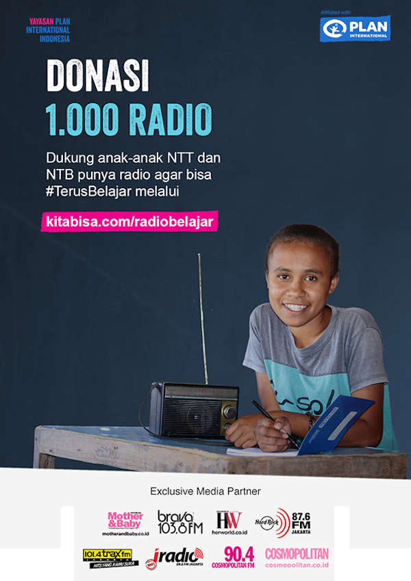 Donasi 1.000 Radio