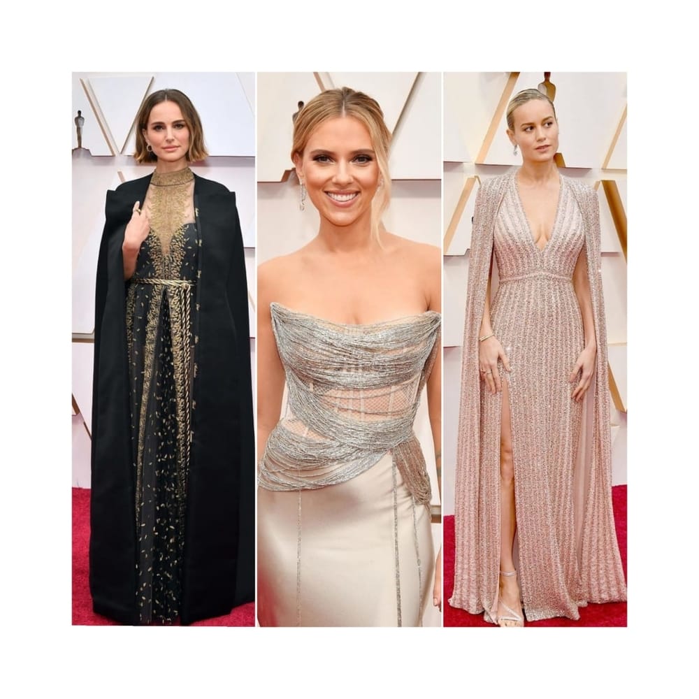 12 Busana Seleb Yang Elegan Di Karpet Merah Oscar 2020