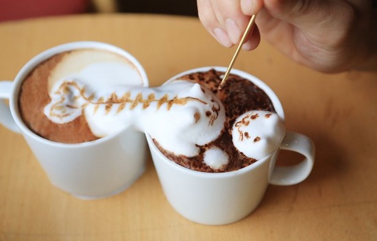 Tren Latte Art Tiga Dimensi