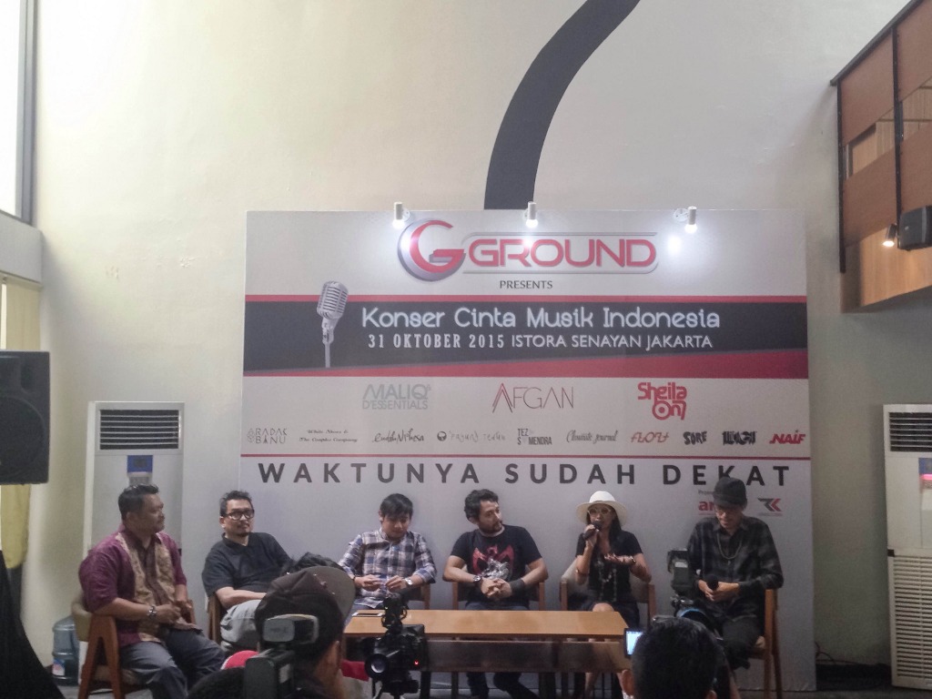 Menjelang Konser Cinta Musik Indonesia 2015