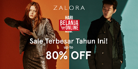 Hari Belanja Online Nasional oleh ZALORA Hadir Kembali