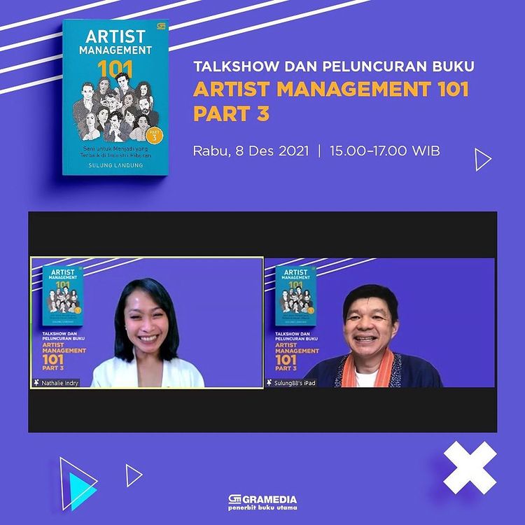 Sulung Landung Luncurkan Buku Ketiga Artist Management 101