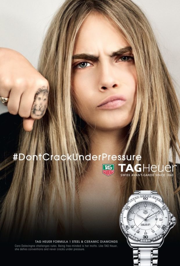 Cara Delevingne untuk Tag Heuer