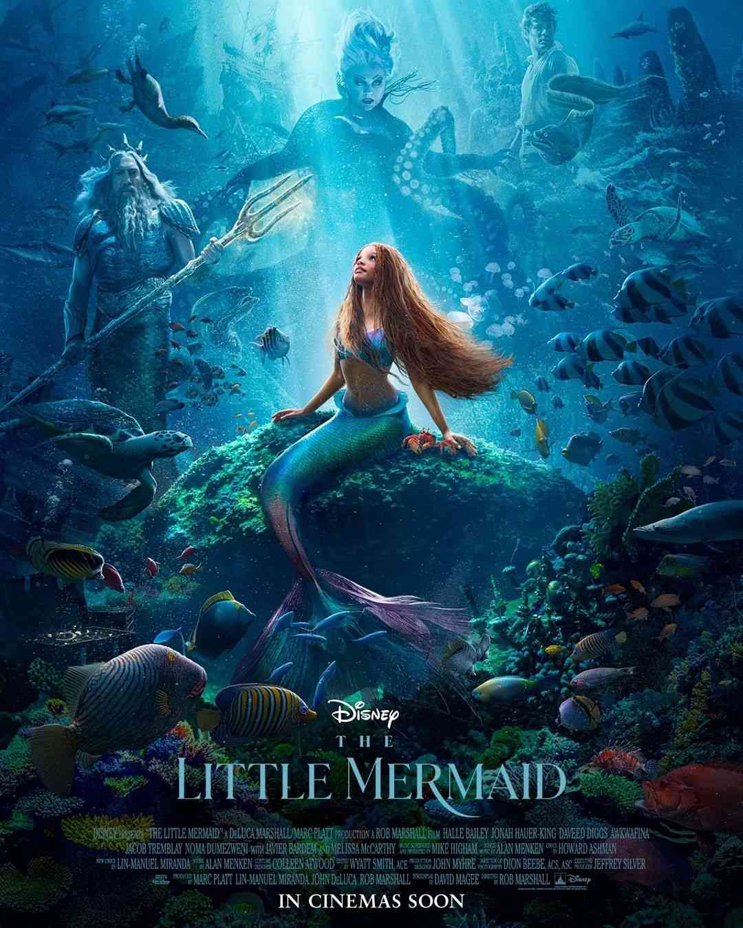 Sambut Film “The Little Mermaid” Lewat Pemotretan Bawah Air