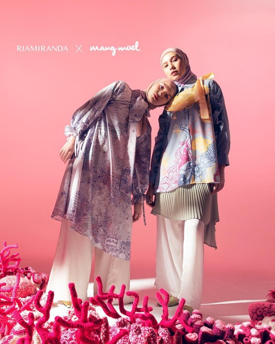 RiaMiranda x Mang Moel, Kolaborasi Fashion dengan Seni Rajut